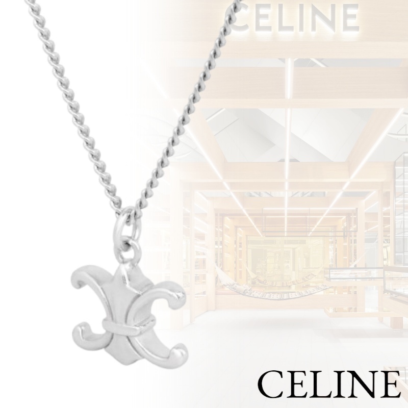 CELINE トリオンフ・ドゥ・リス ネックレス