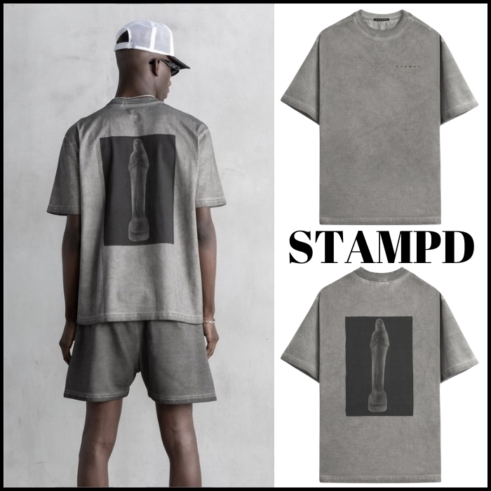 【STAMPD】★Tシャツ★ Madonna Relaxed Tee - Oil Washed
