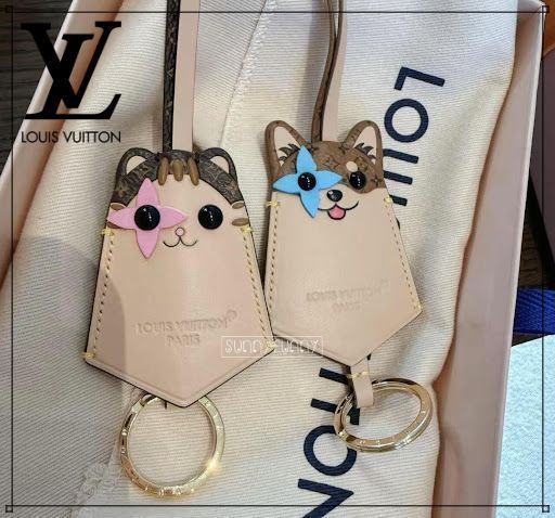 《25SS★》ルイヴィトン バッグチャーム キャット ドッグ 猫 犬