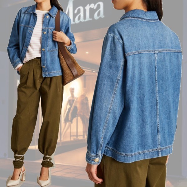 DT MaxMara ★ デニム製 ジャケット 1INDIO ブルー
