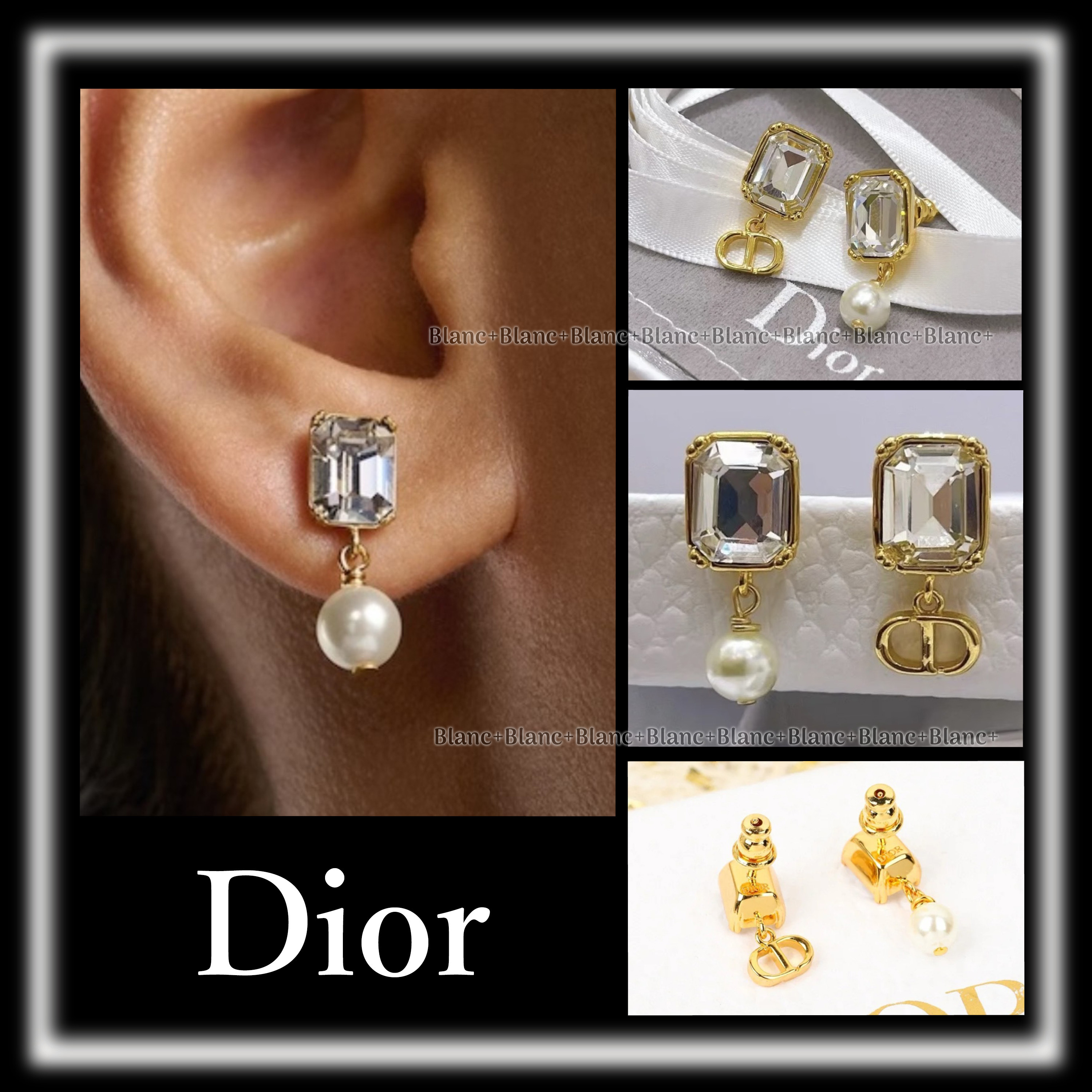 アシンメトリー♪【Dior】Petit CD ピアス