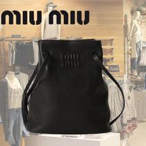 【MiuMiu】ミュウミュウ ナッパレザー ミニバッグ 全2色 送料込
