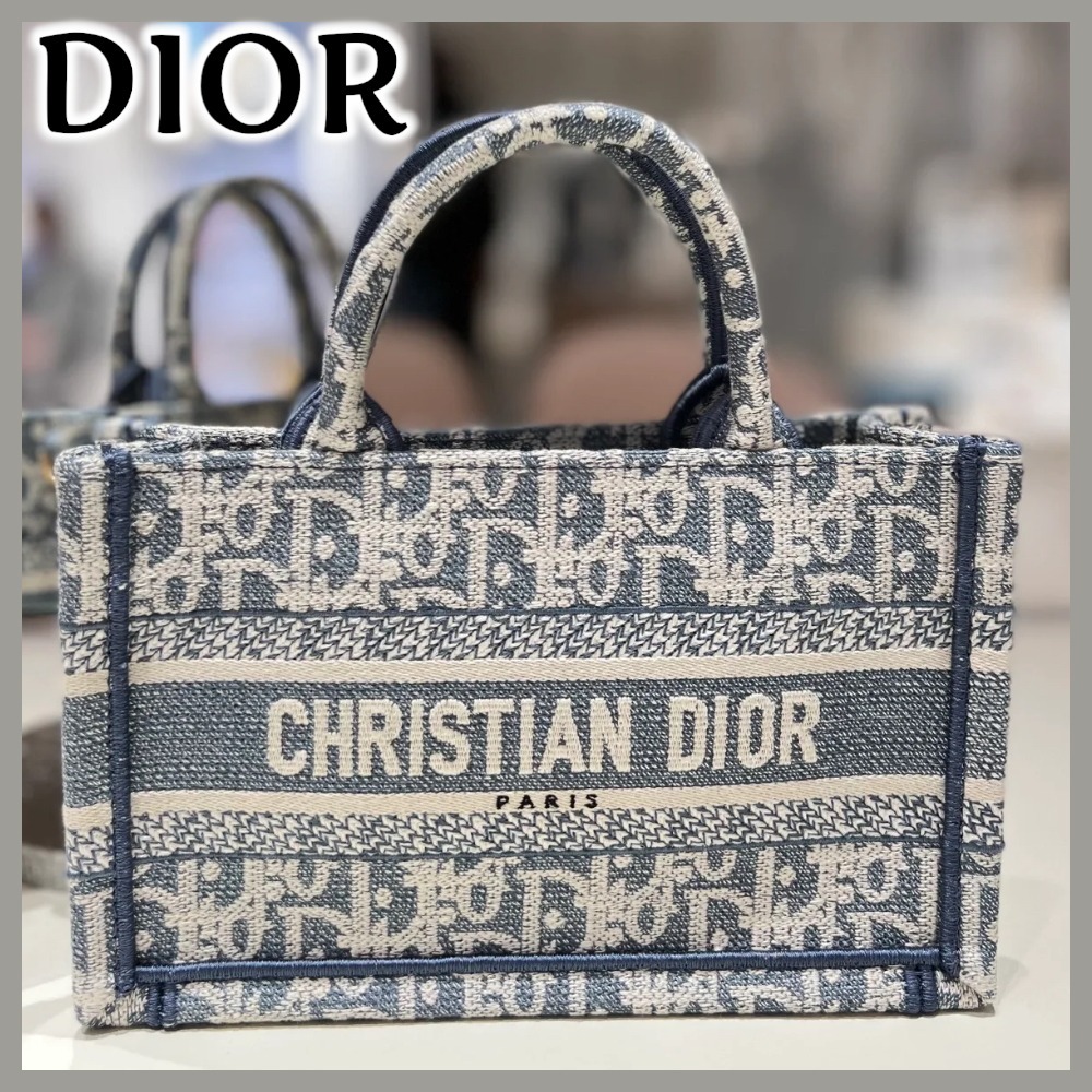【定番品が可愛くミニサイズに♪】Dior Book Tote バッグ ミニ