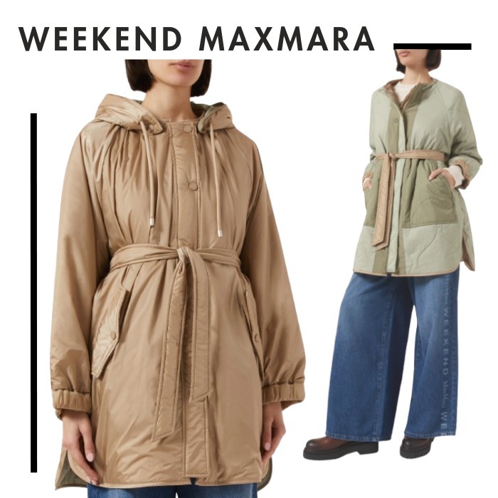 WEEKEND MAXMARA●Veranda●撥水リバーシブルパーカージャケット