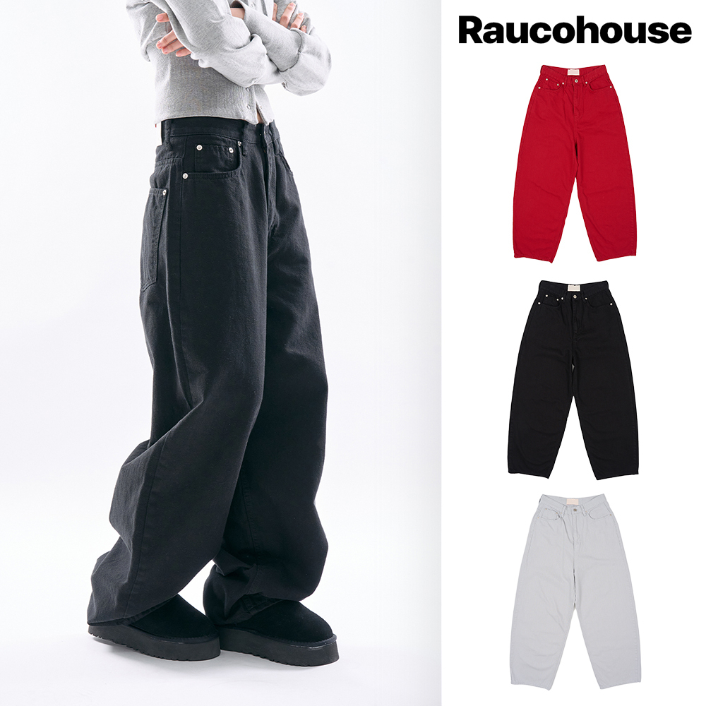【Raucohouse】Revine slab cotton pants