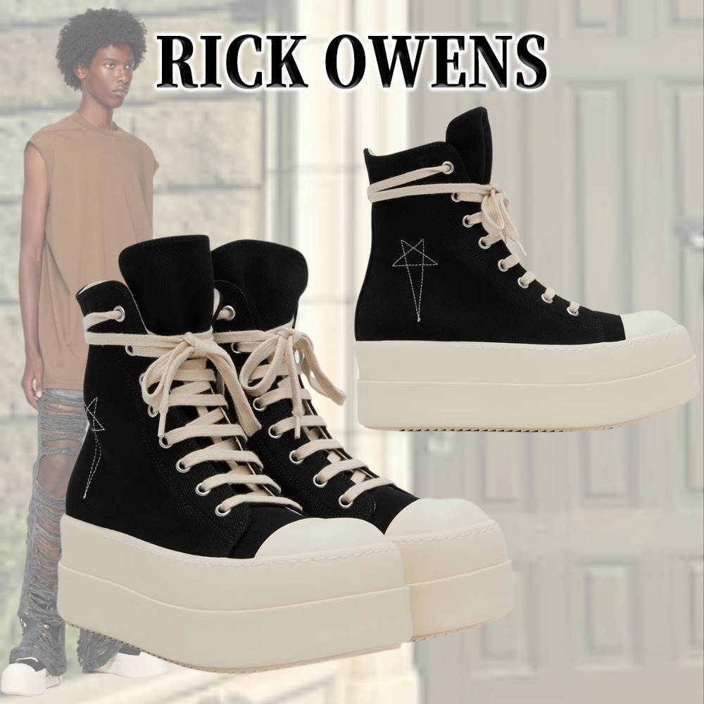 【完売寸前】RICKOWENS ダブル バンパースニーカー レディース