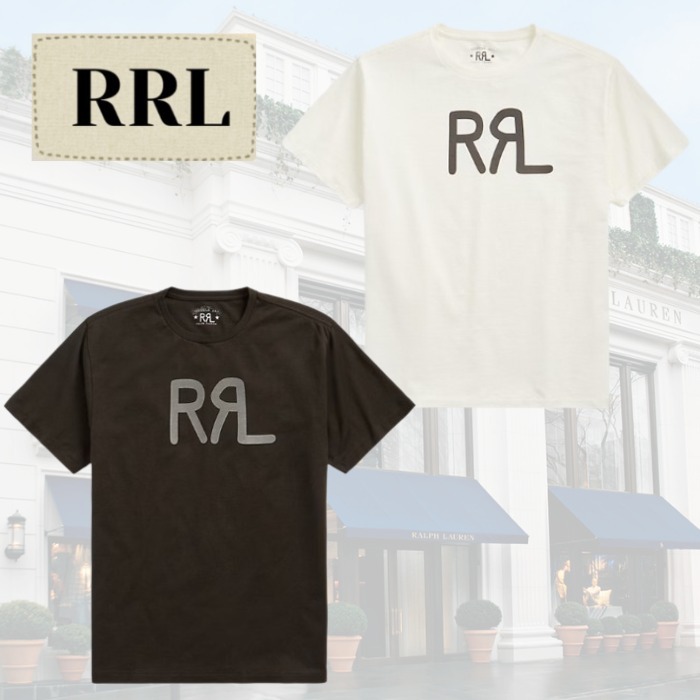 ユニセックス★【RRL】RRL RANCH ロゴ T-shirts