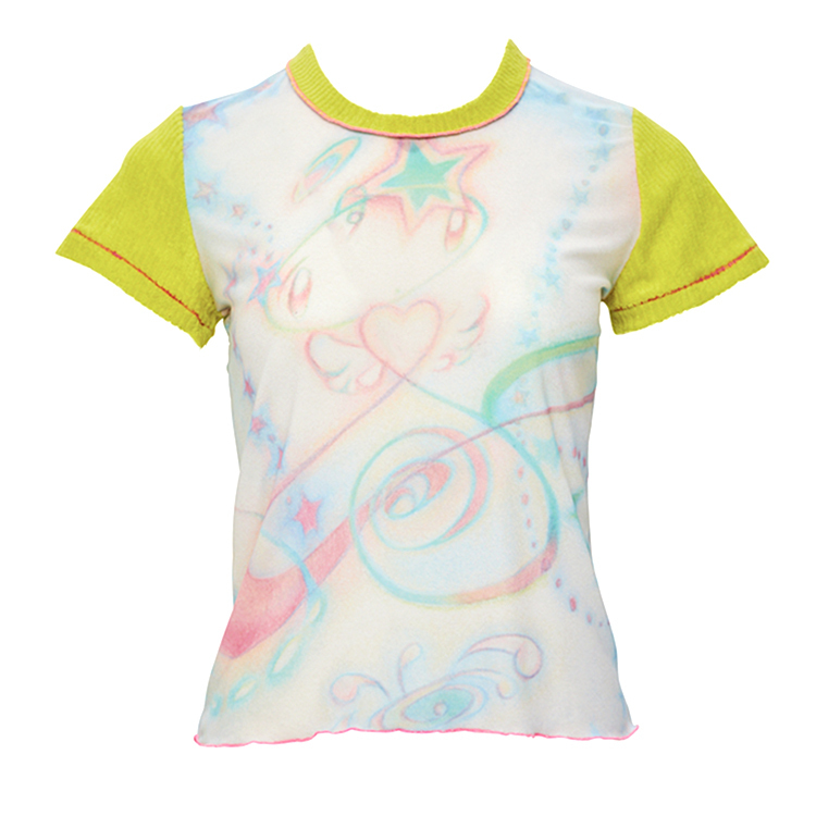 【新品未使用】SHALOM ★ FANCY PURO TOP 半袖　トップス SHALOM】FANCY PURO TOP [関税・送料込み] 半袖 Tシャツ (SHALOM