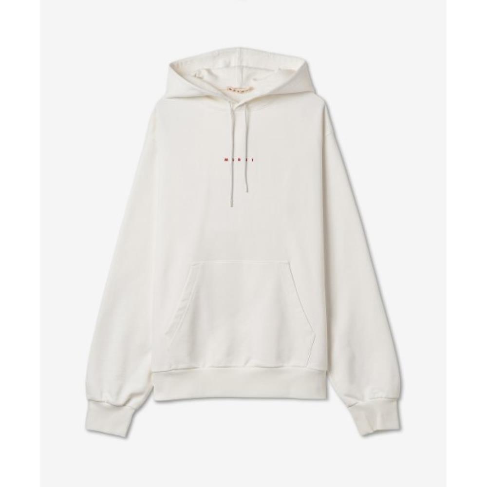 ★MARNI★ Logo Print Hood White FUMU0073P8USCU87L1W02 FUMU00