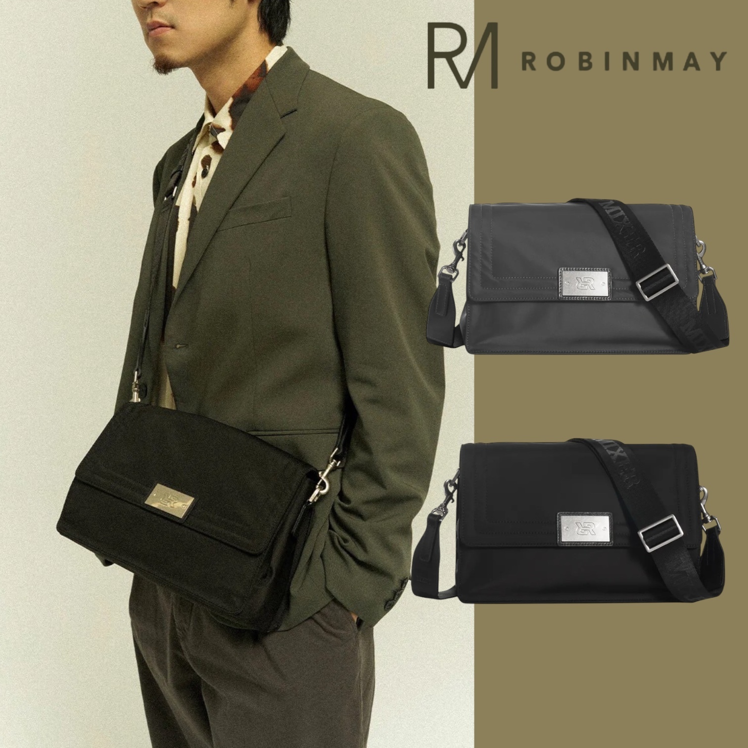★ROBINMAY 馬戲團之約斜背包 ナイロン ショルダーバッグ/送料込