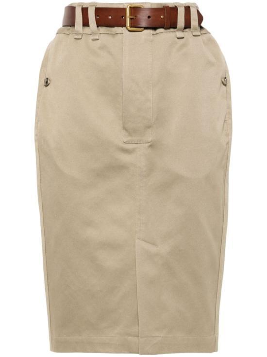 スカート SAINT LAURENT Women Mid Skirts 785389 BEIGE