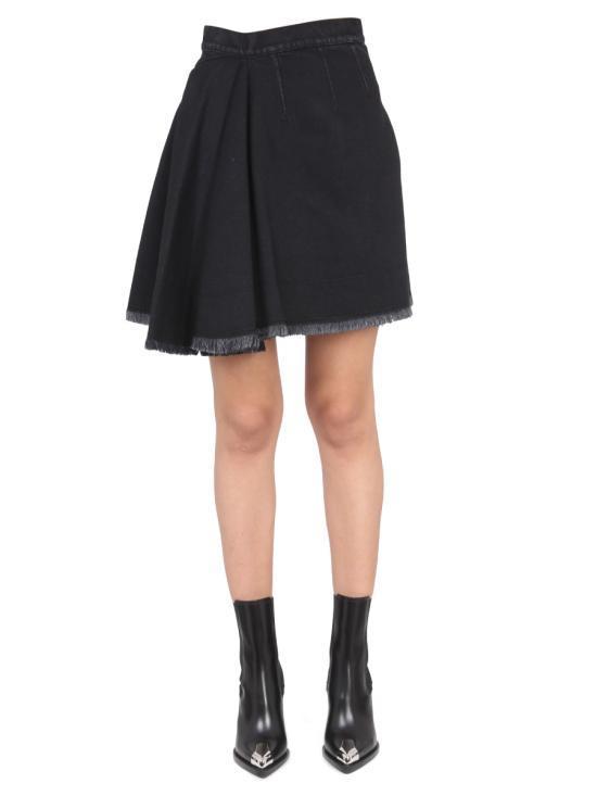 スカート ALEXANDER MCQUEEN Women Mid Skirts 720056 BLACK