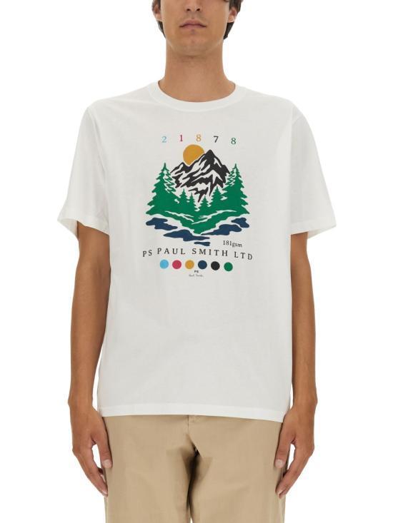 Tシャツ・カットソー PS BY PAUL SMITH Men T Shirts M2R 011R LP4249 WHITE