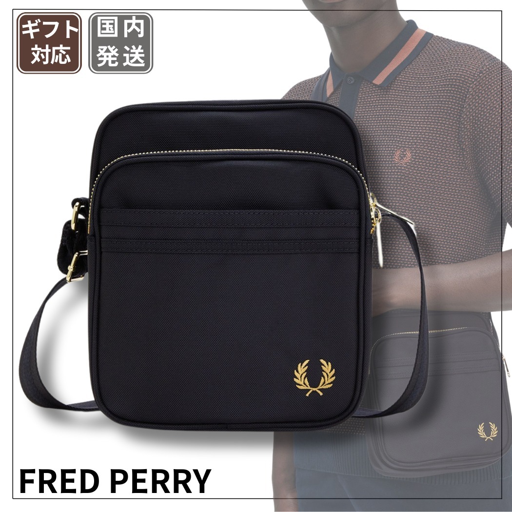 【手に入れたいベストサイズ】FRED PERRY Nylon サイド バッグ