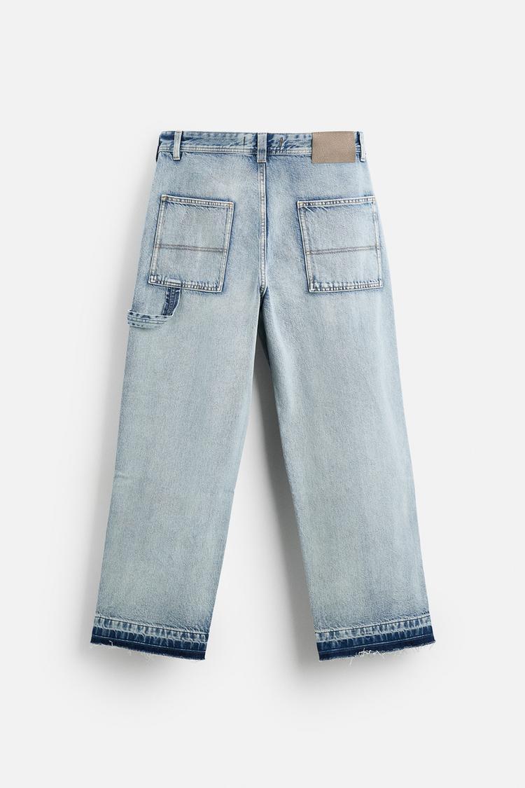 zara ザラ ウォッシュ加工カーペンターパンツ EU38 JP30 完売品