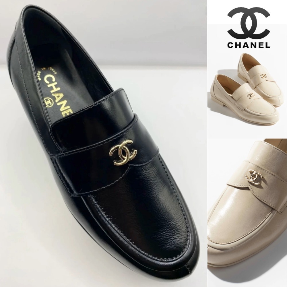 【シンプルエレガント】CHANEL ローファー