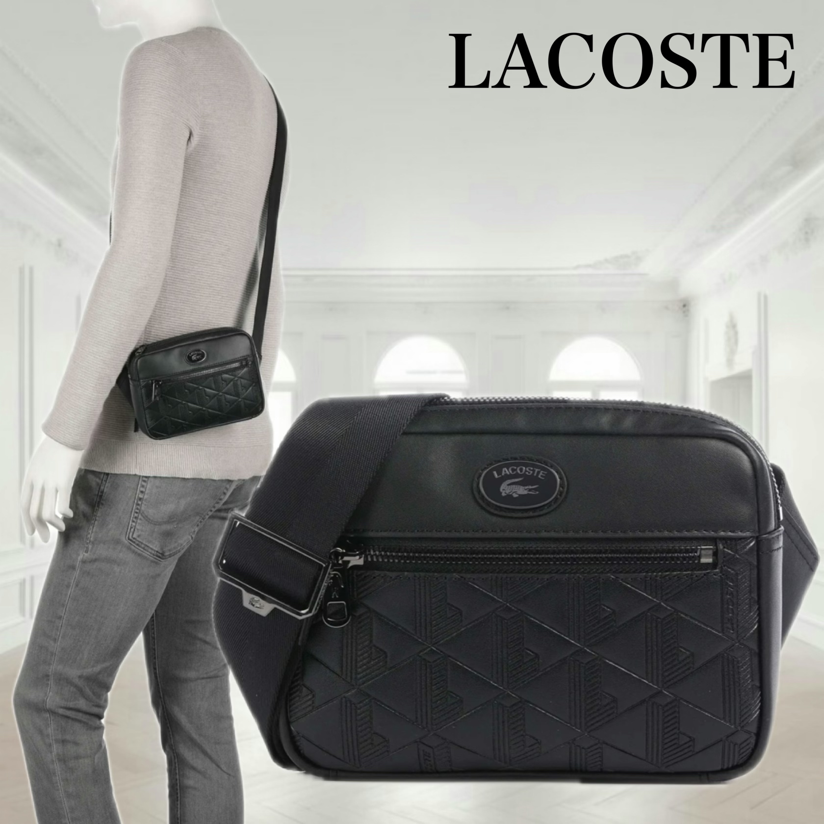 LACOSTE★ モノグラム ショルダー