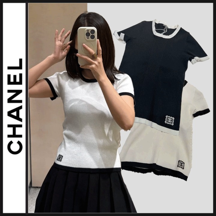 25S 今シーズンのヘビロテ♡CHANELバイカラートップス