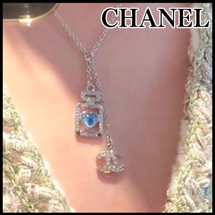 ◆香水瓶モチーフ♪◆CHANEL ネックレス CCマーク ハート