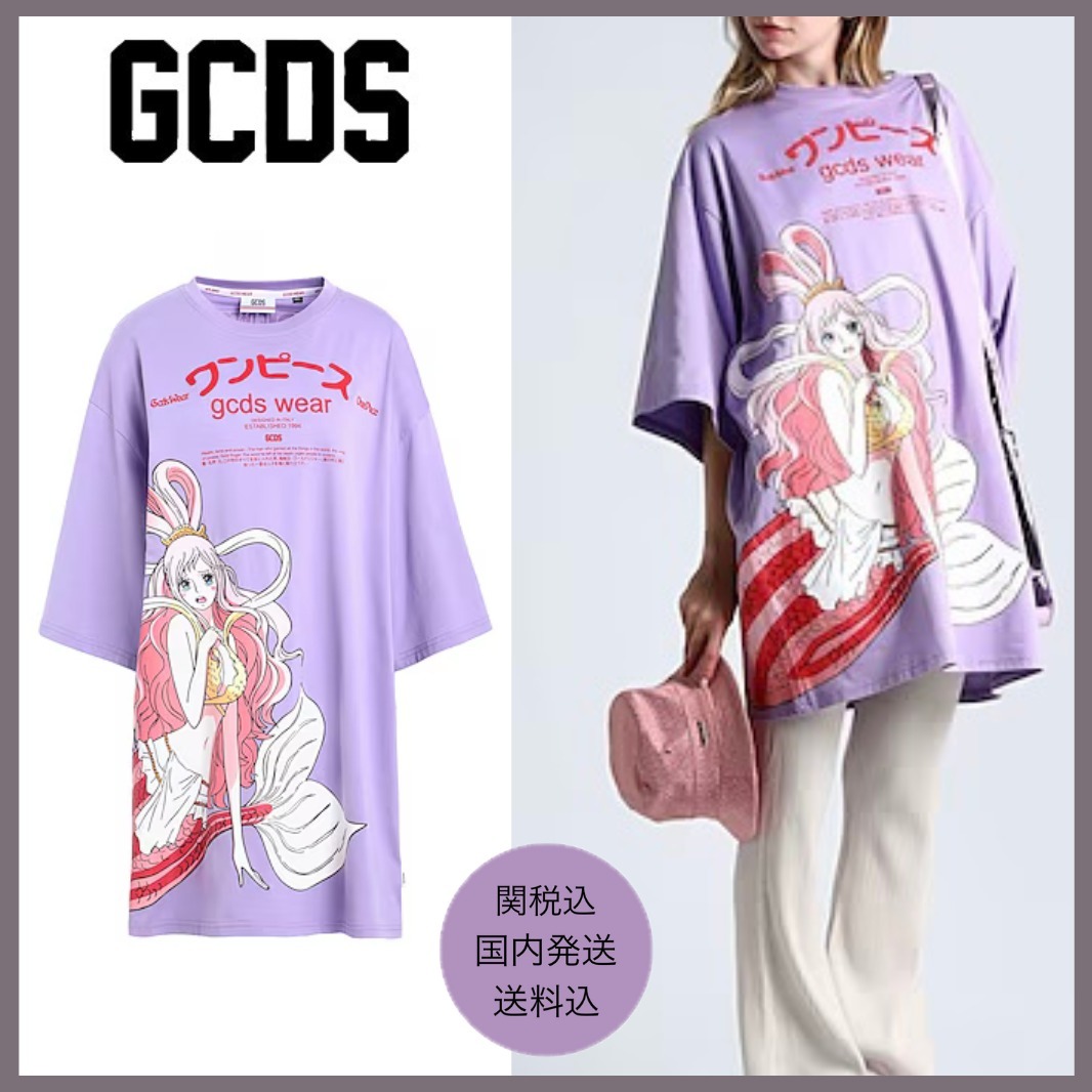 【GCDS】X One Piece コラボ しらほし Tシャツワンピース