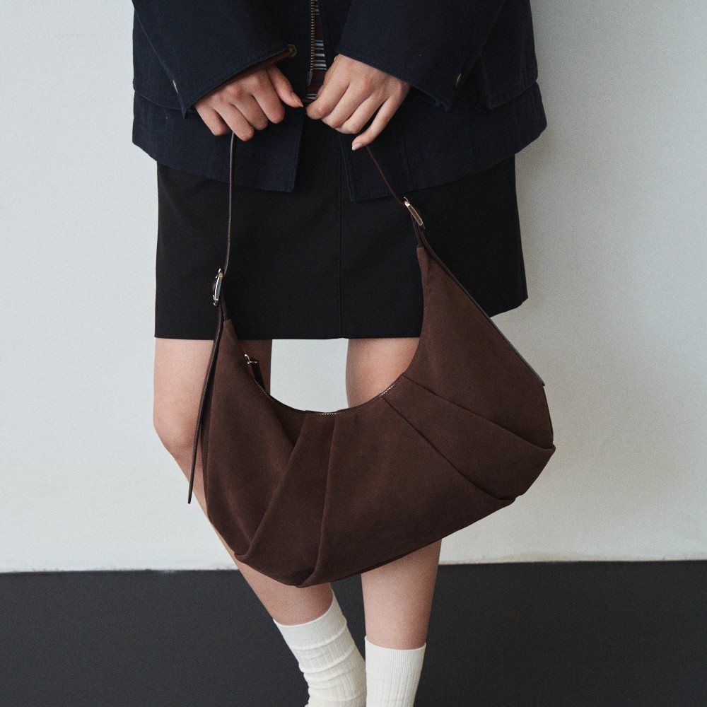 ★MUNIER★ CROISSANT HOBO BAG_4COLORS