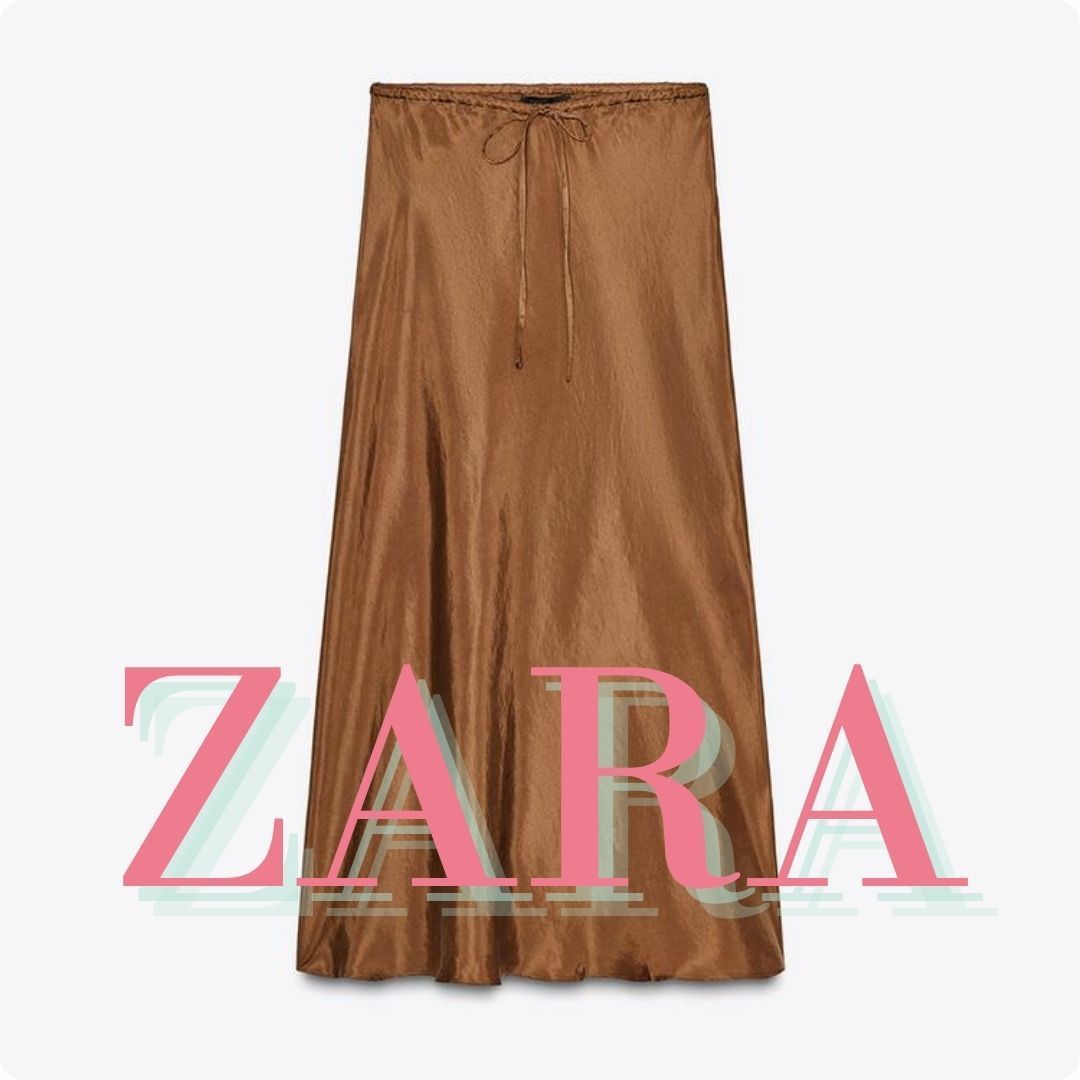ZARA ルーズシルエットロングスカート 4391/401
