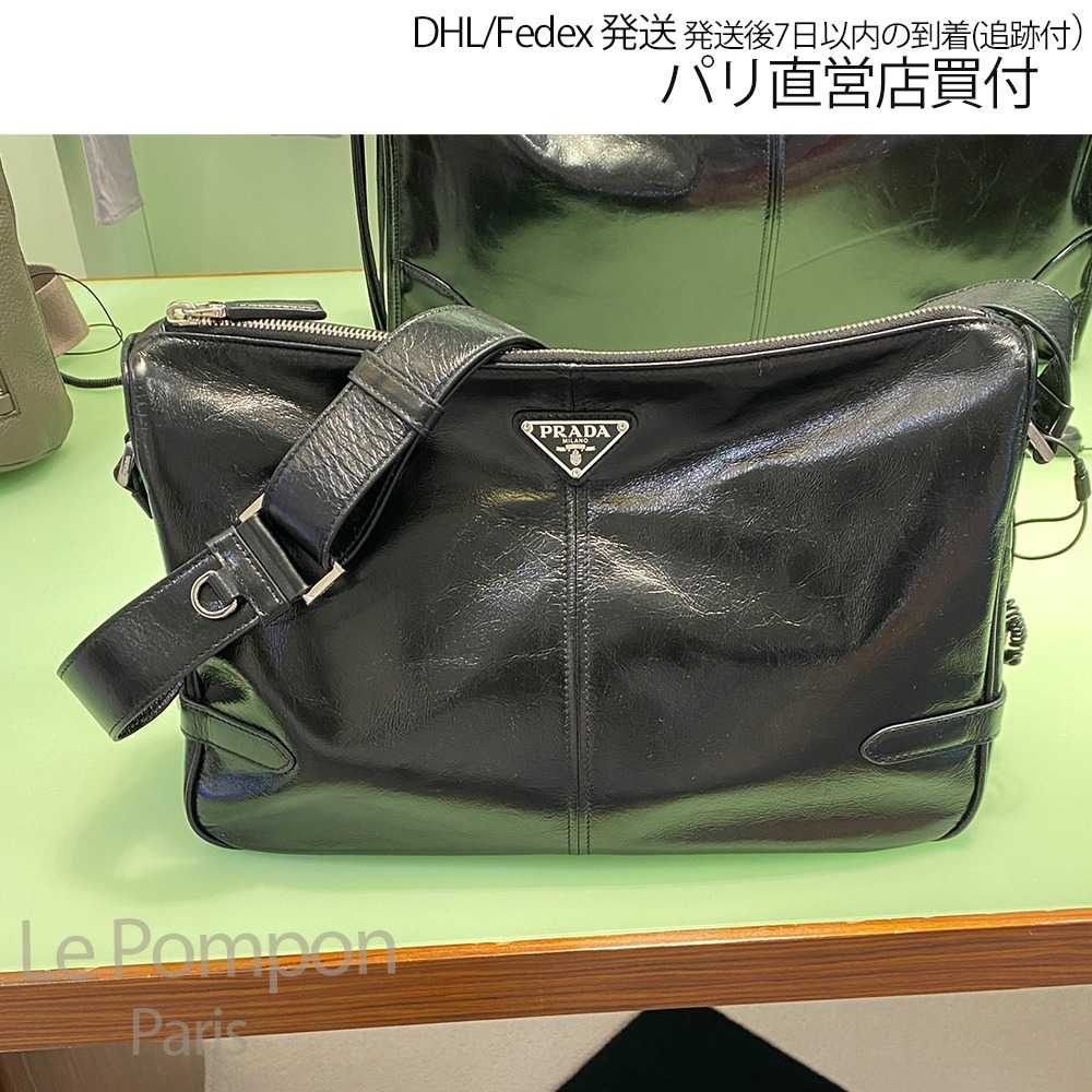 PRADA☆ソフトルックスレザーショルダーバッグ