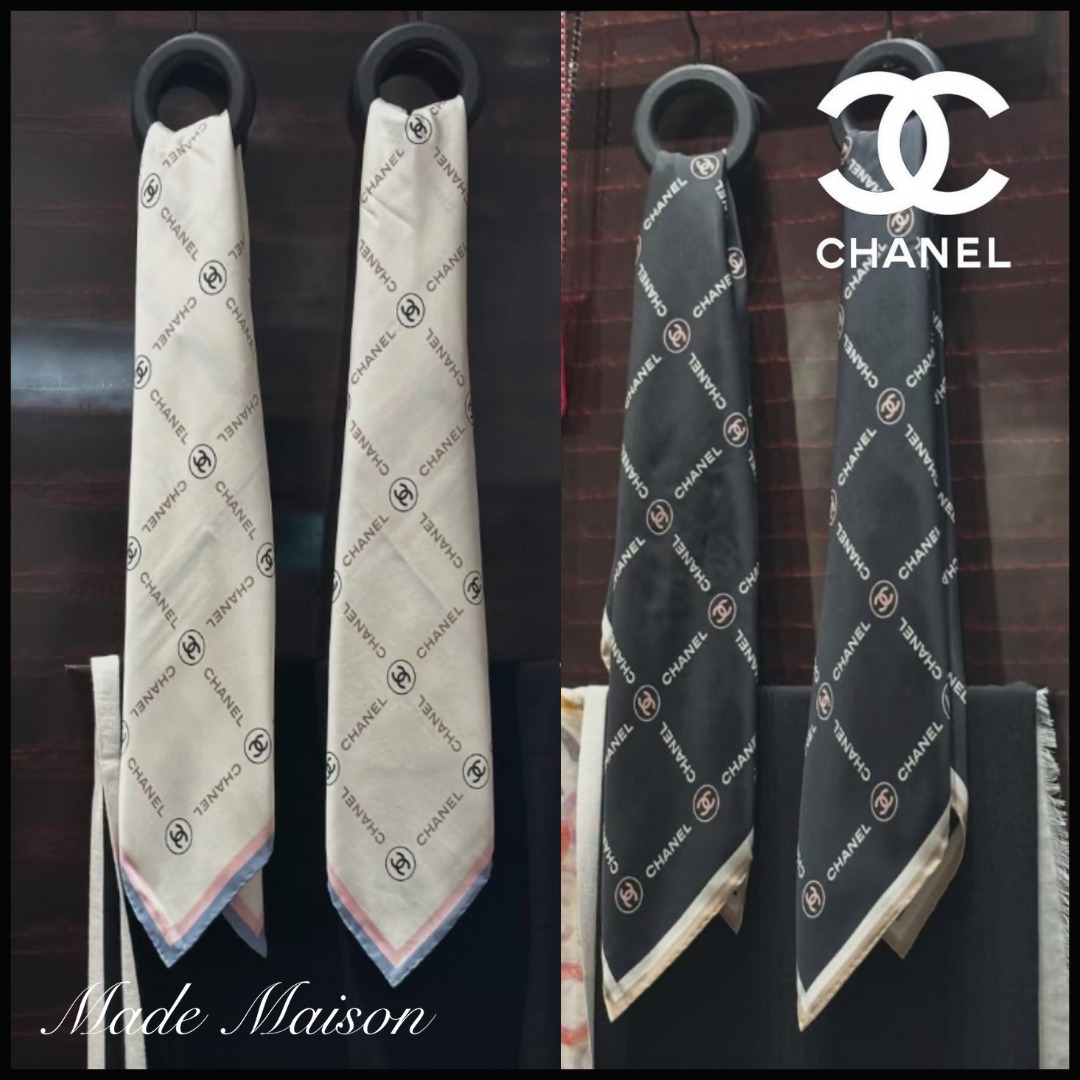 【エレガントスタイル♡】CHANEL スカーフ