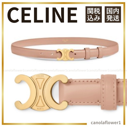 関税送料込 CELINE：セリーヌ スモール トリオンフ ベルト