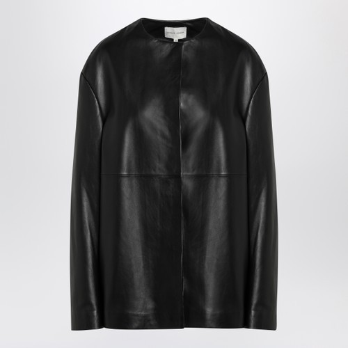 Loulou Studio シングルブレストコート ブラック SS25