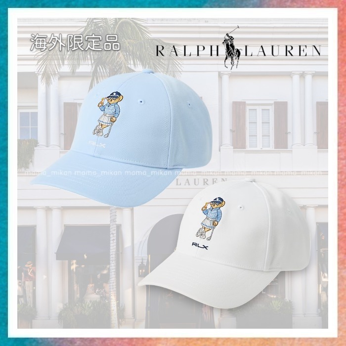 【Ralph Lauren】ポロベア刺繍のヴィンテージ風キャップ