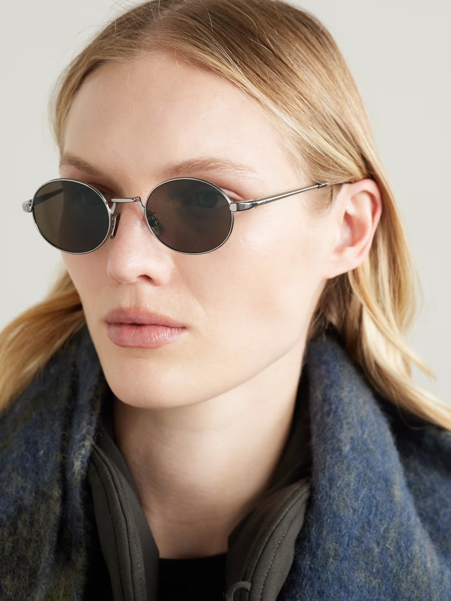 LOEWE EYEWEAR ラウンドフレーム シルバートーン(シルバー)