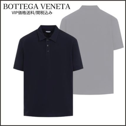 Bottega Veneta® Men's Light Linen Polo in Black. Shop online