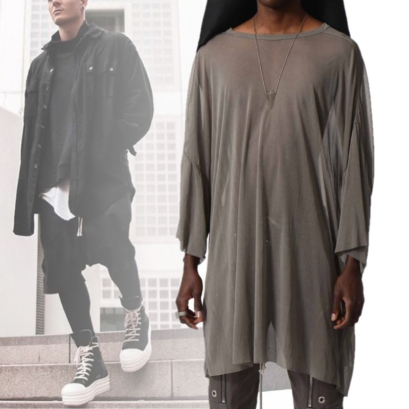 RICK OWENS ハリウッド ランウェイ トミーTシャツ シアー素材