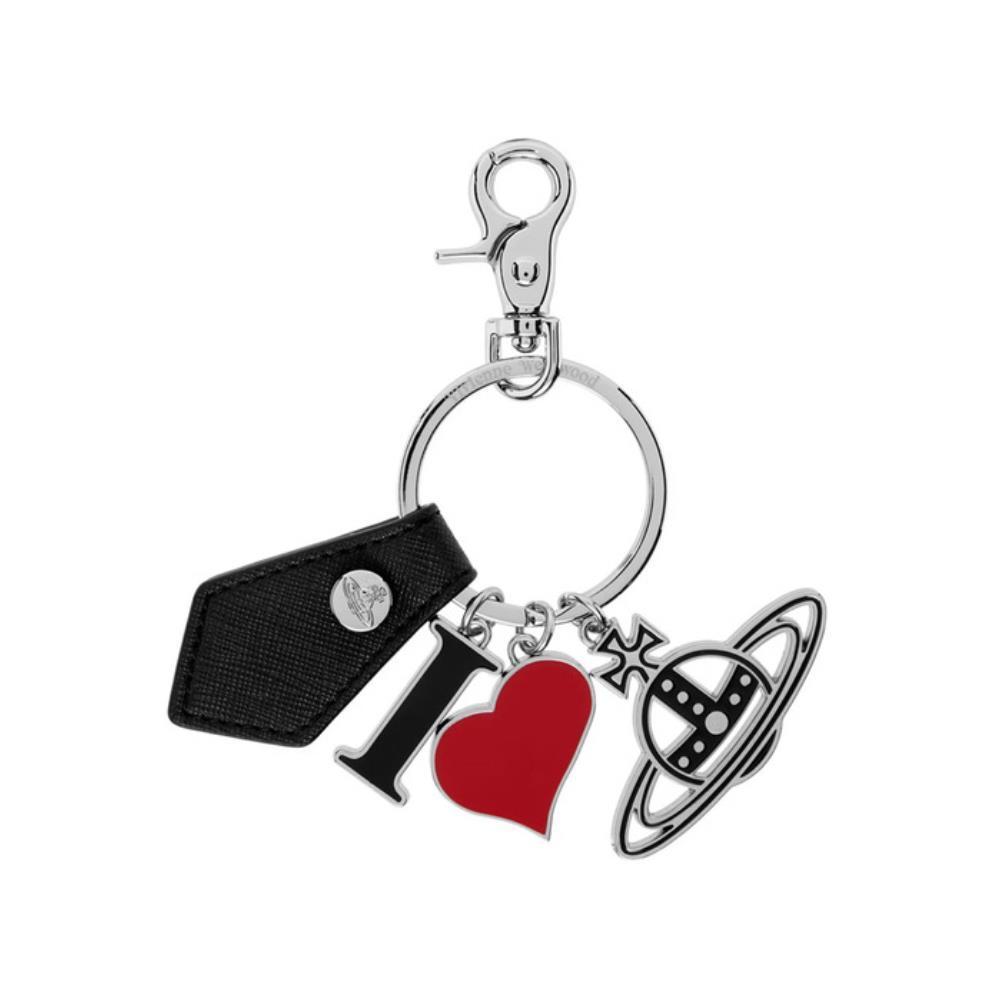 ★Vivienne Westwood★ 24SS ORB Logo Saffiano Keyring 8203008