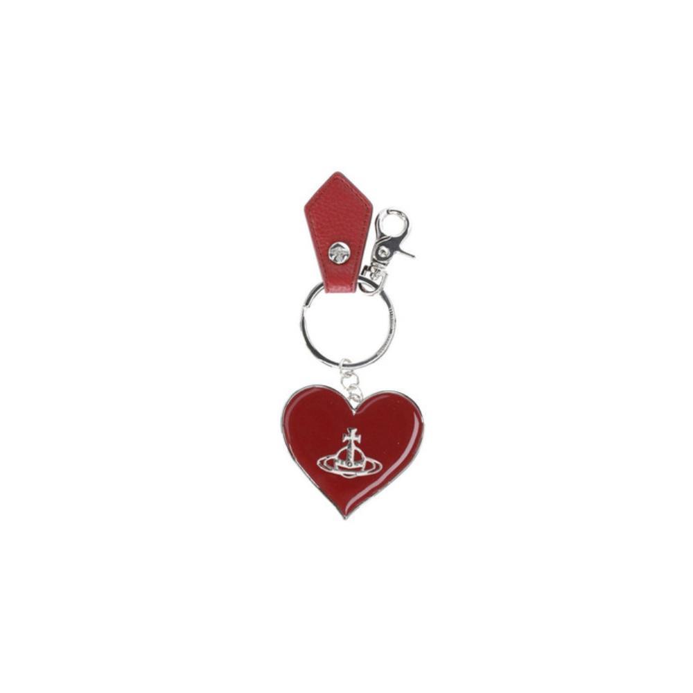 ★Vivienne Westwood★ 24FW ORB Logo Mirror Heart Keyring 820
