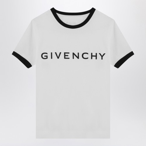 Givenchy クルーネック半袖tシャツ ホワイト SS25