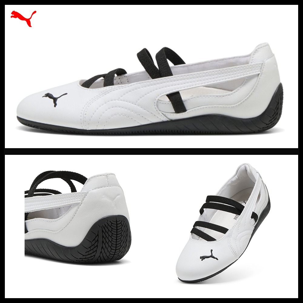 ★PUMA★Speedcat Ballet Leather Puma White Puma Black★