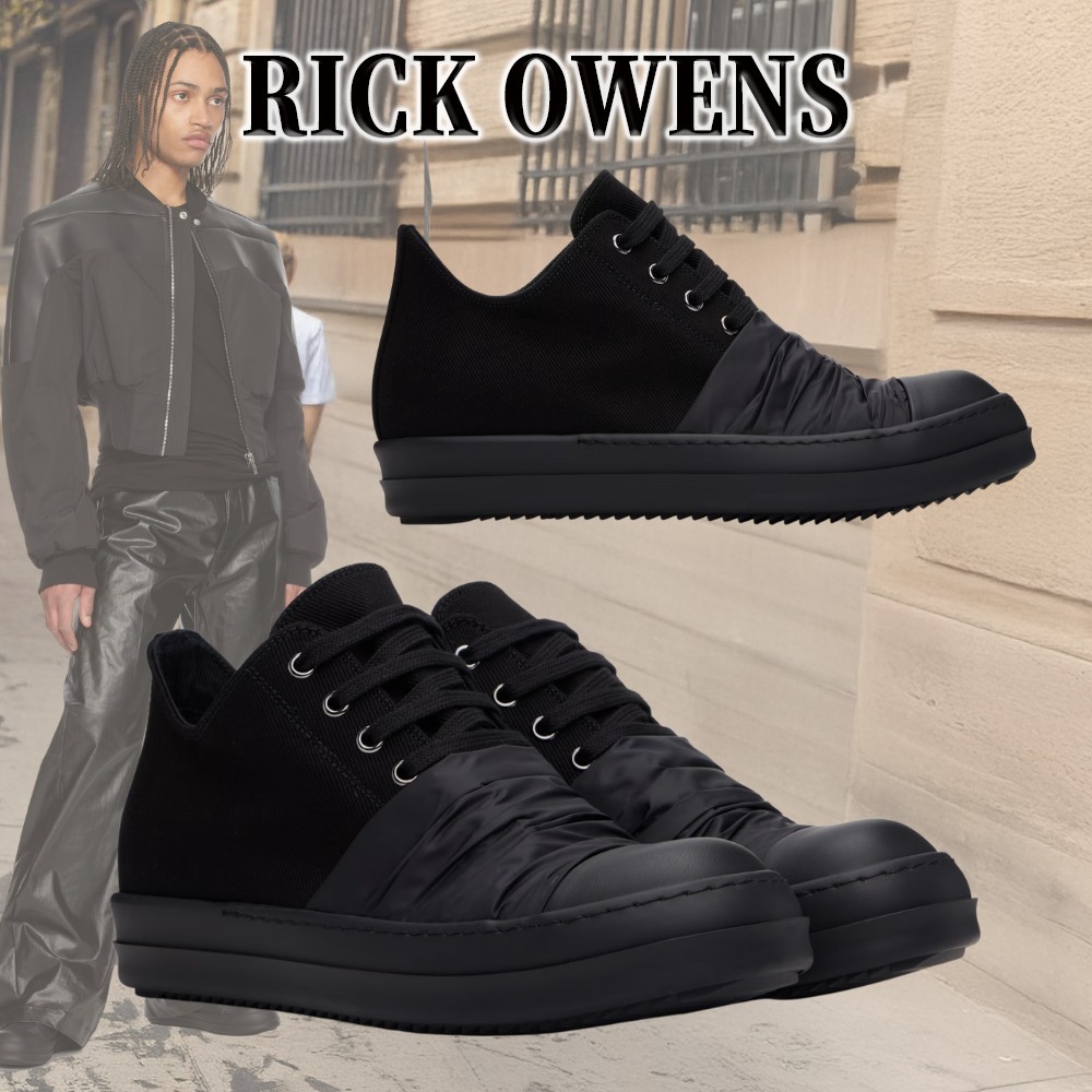 【モード感】RICKOWENS Hollywood Hustler Low Sneaks メンズ