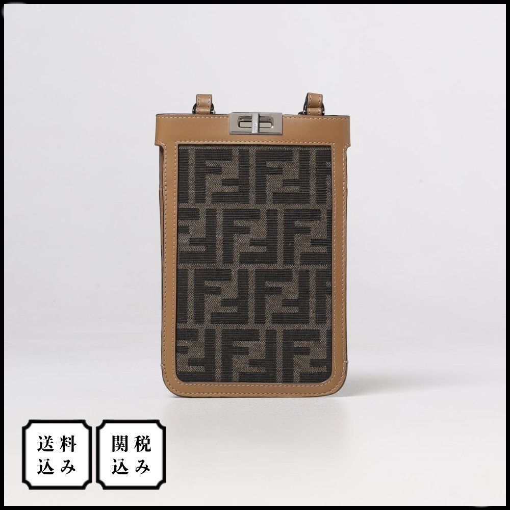 【関税込】FENDI FFロゴ フォンケース ショルダーバッグ