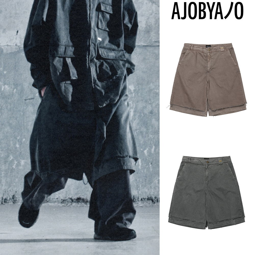 【AJO AJOBYAJO】25SS★ Washed Layered Skirt Shorts