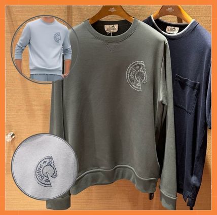 HERMES エルメス スウェット グレー L 4103524O0030 HERMES - エルメス HERMES スウェットの通販 by KOMEHYO ONLINE