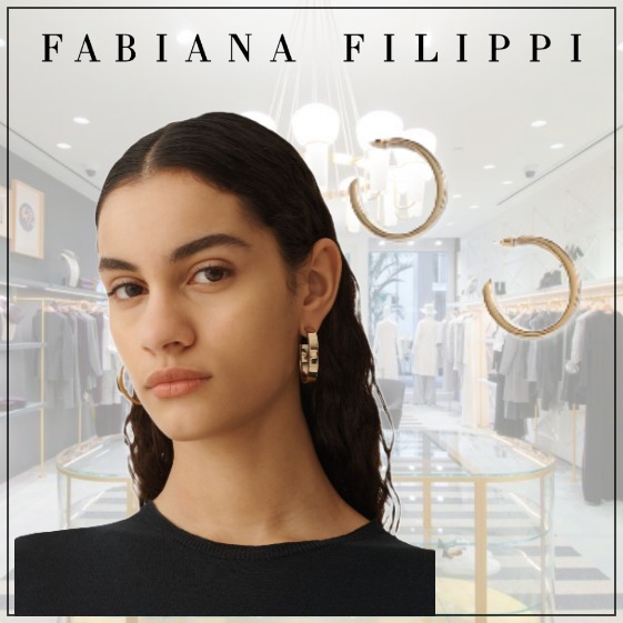 [FABIANA FILIPPI]エコブラスイヤリング