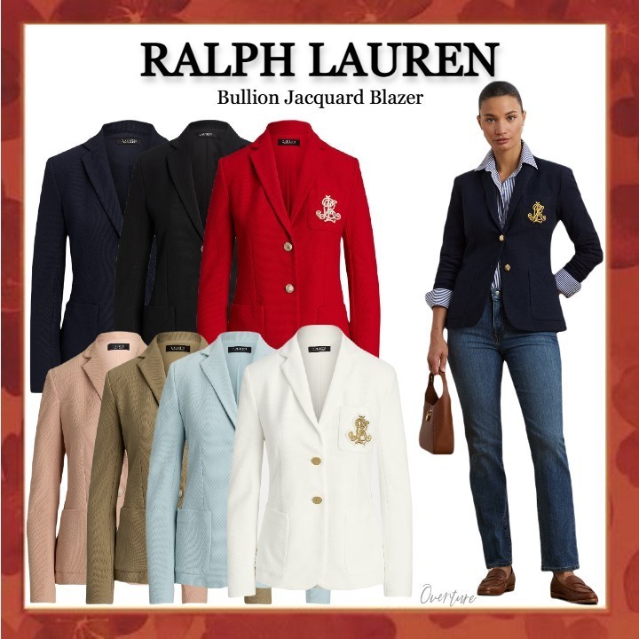 Ralph Lauren★Bullion Jacquard Blazer