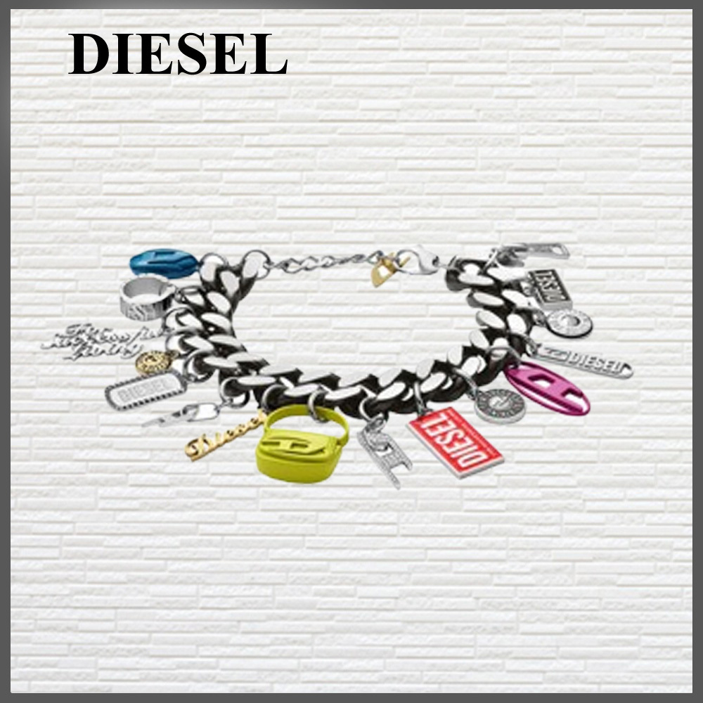 DIESEL dx1524 Jewel チャームチェーンブレスレットマルチカラー