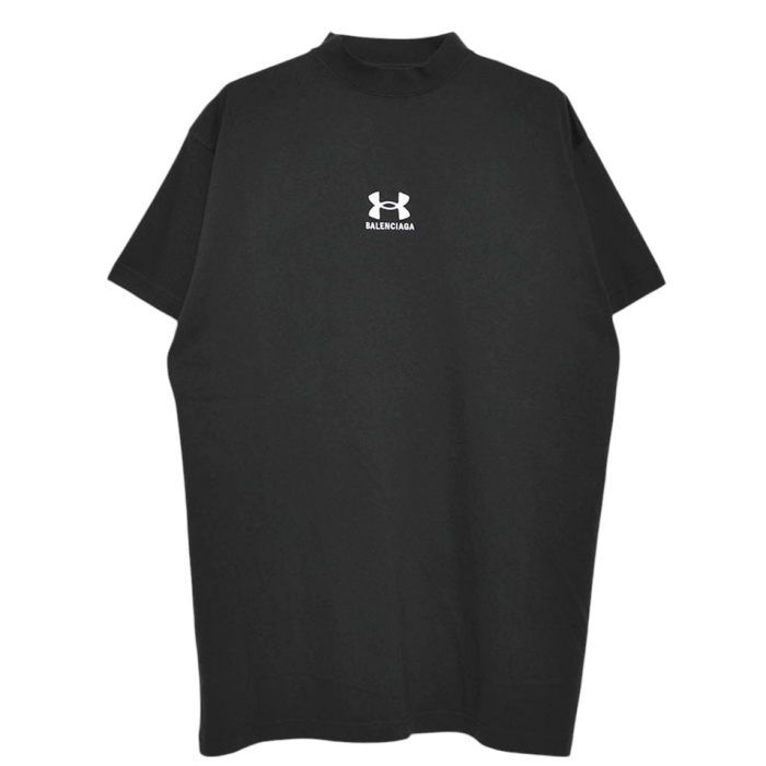 BALENCIAGA × Under Armour Oversized T-Shirt BLACK Tシャツ