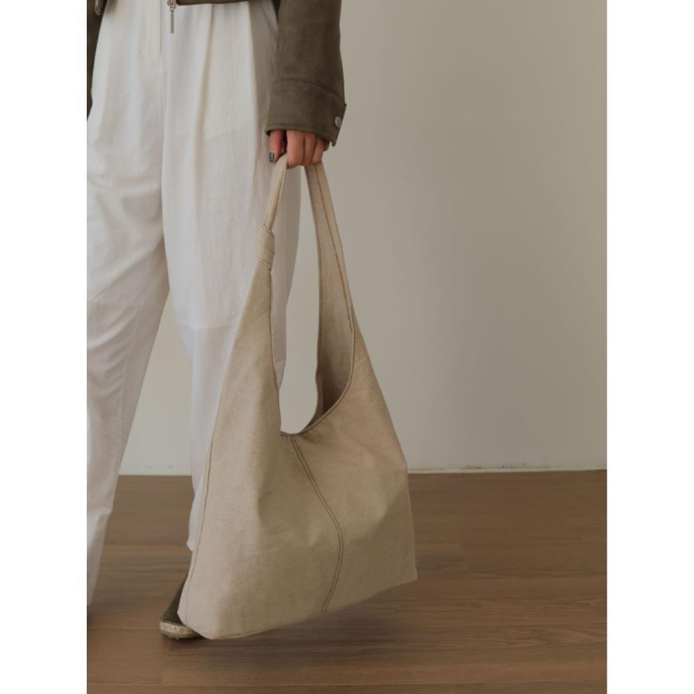 ショルダーバッグ・ポシェット ^KYLIAN^ Sia Linen 2color Sia Linen Hobo Bag BAKYN1SD02