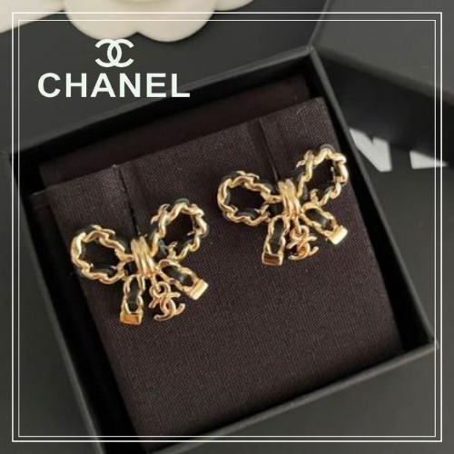 【リボンが可愛すぎる♡】 CHANEL ピアス