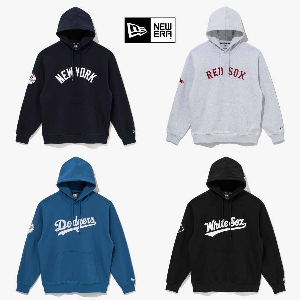 New Era : MLB Lettering フーディ