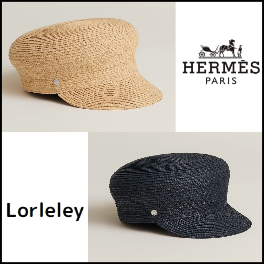 【春夏必須アイテム♪】HERMES ガラテートキャップ 帽子
